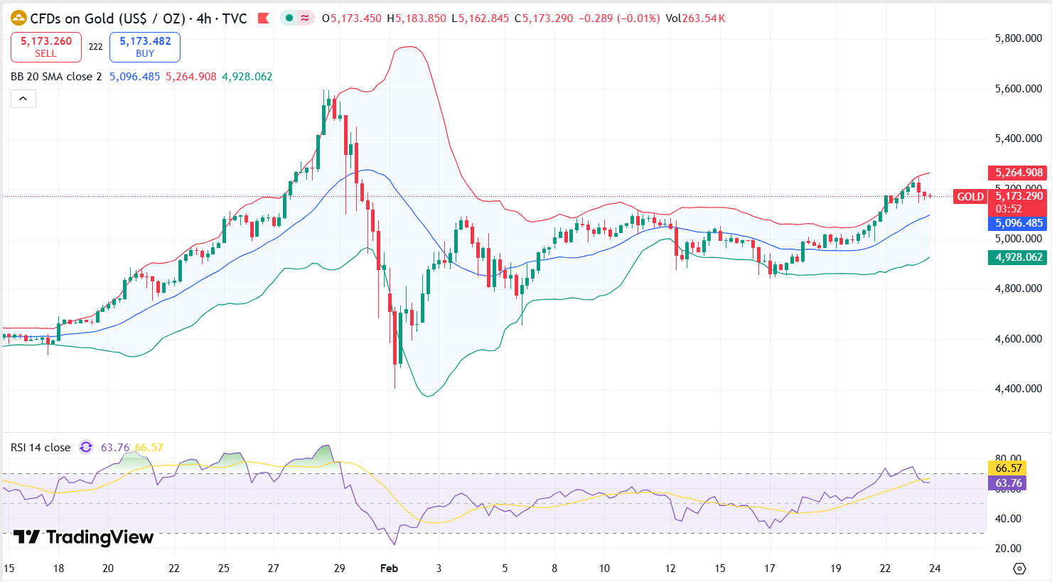 Gold Technical Analysis Report 24 Feb 2026