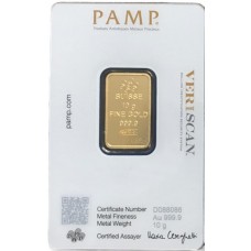 10 Gm PAMP Suisse Gold bar 999.9 Purity 10 Gm PAMP Suisse Gold bar 999.9 Purity