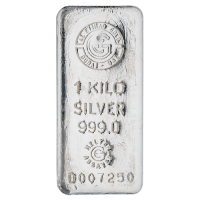 1 Kg Etihad Silver Bar with 999.0 Purity